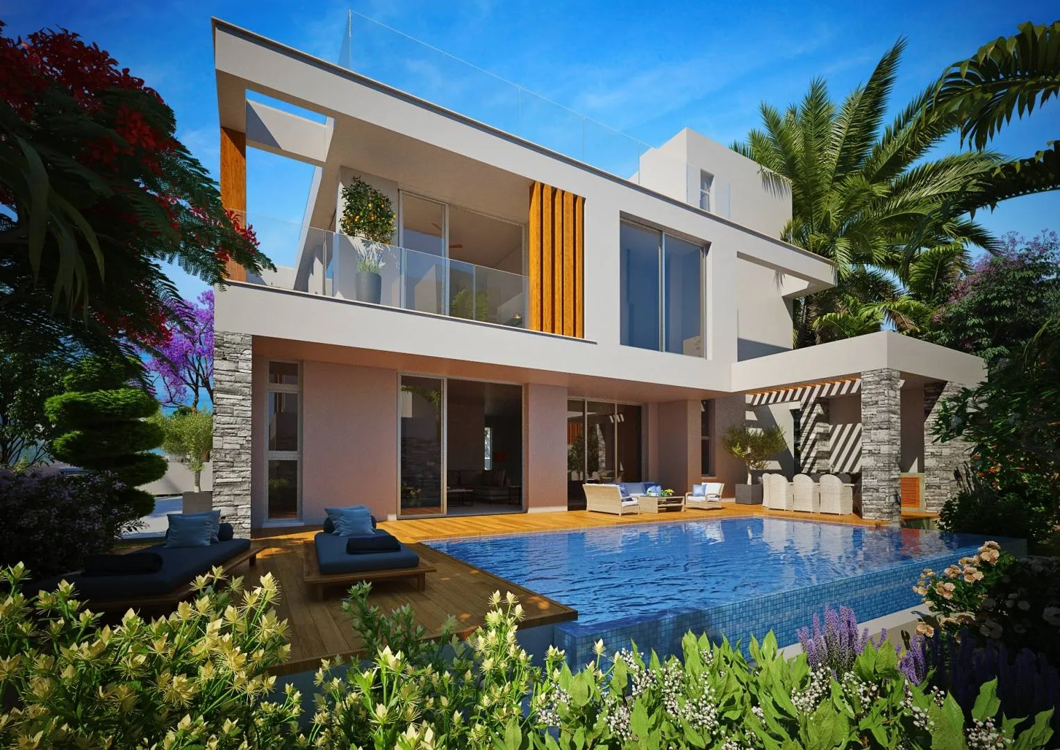 New 4-bedroom villa in Paphos № 219498 2