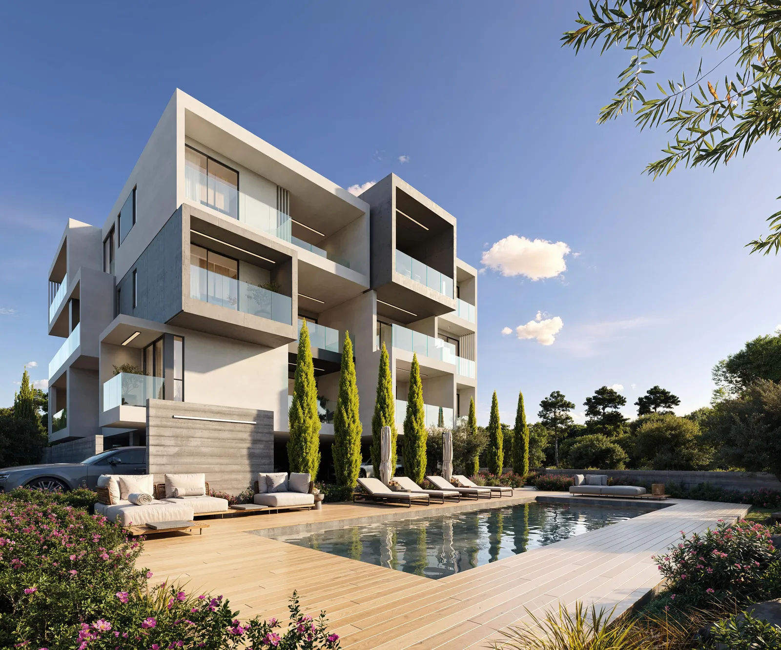 New residential building in Paphos № 219741 1