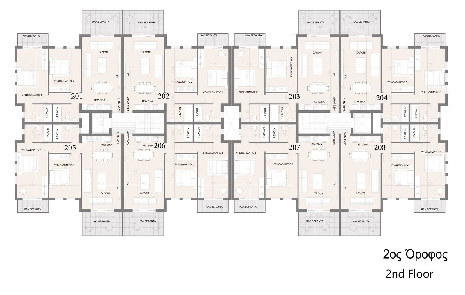 New 2-bedroom flat in Famagusta № 239641 13