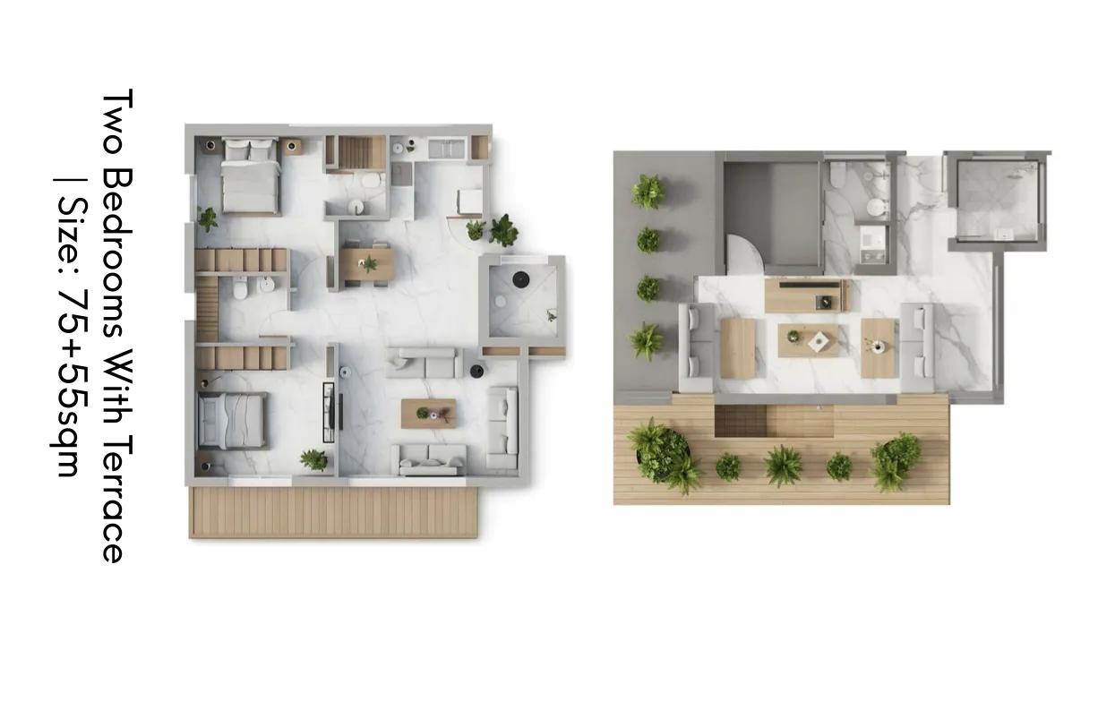 New 2-bedroom penthouse in Larnaca № 240260 5