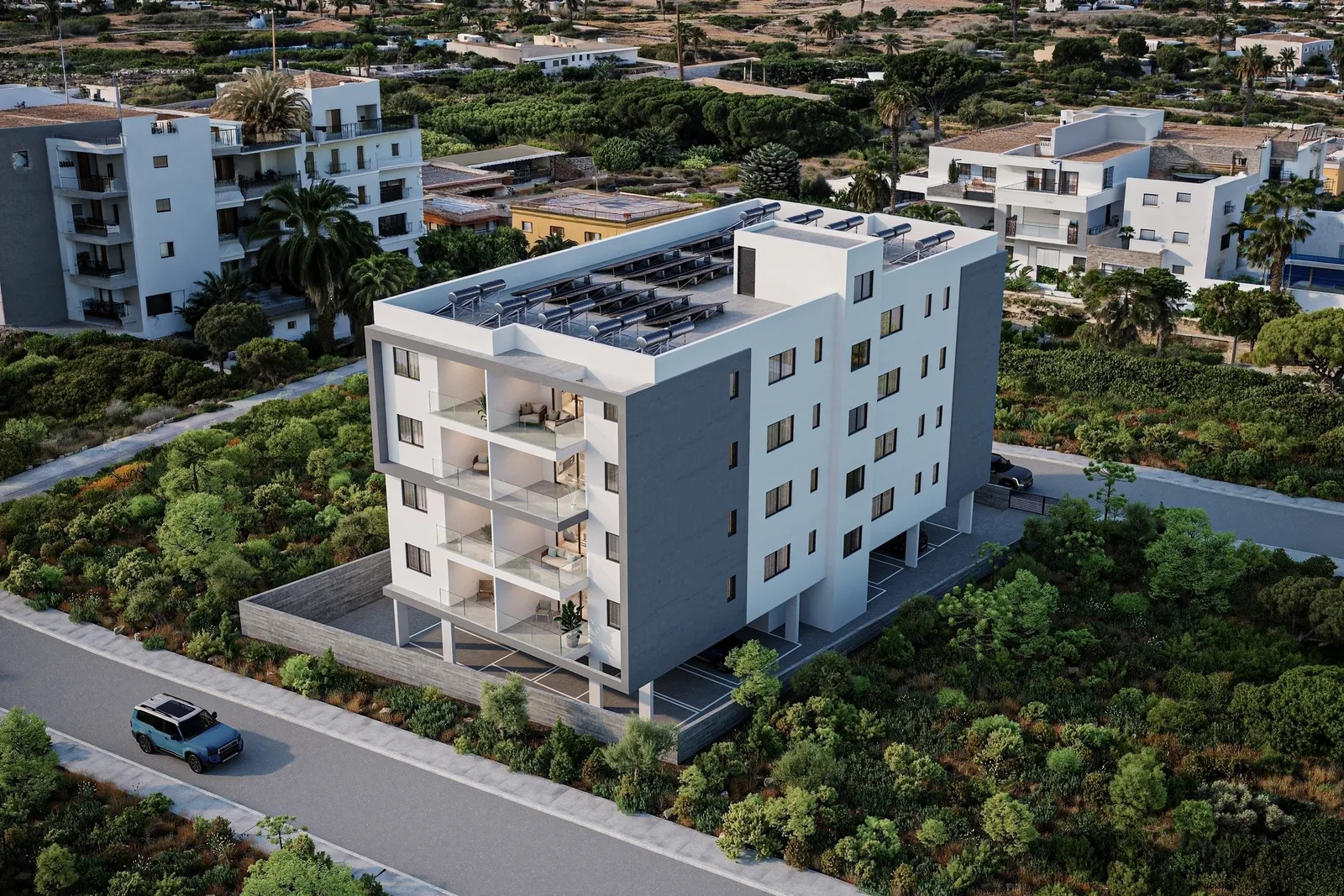 New 3-bedroom penthouse in Paphos № 240284 7