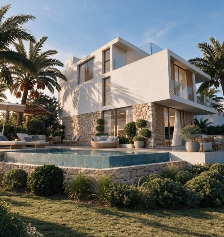 New 4-bedroom villa in Famagusta № 240302 1