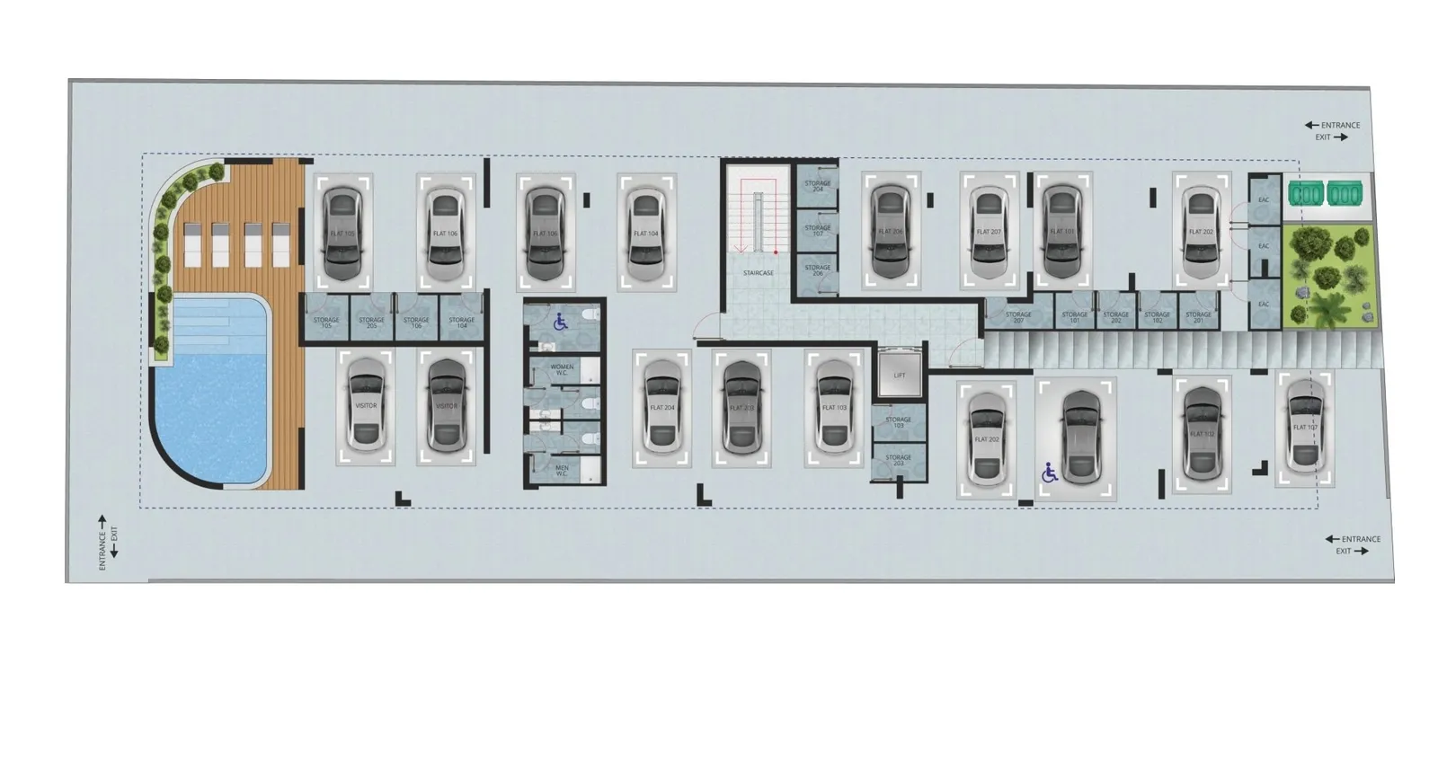 New 1-bedroom flat in Larnaca № 240593 6