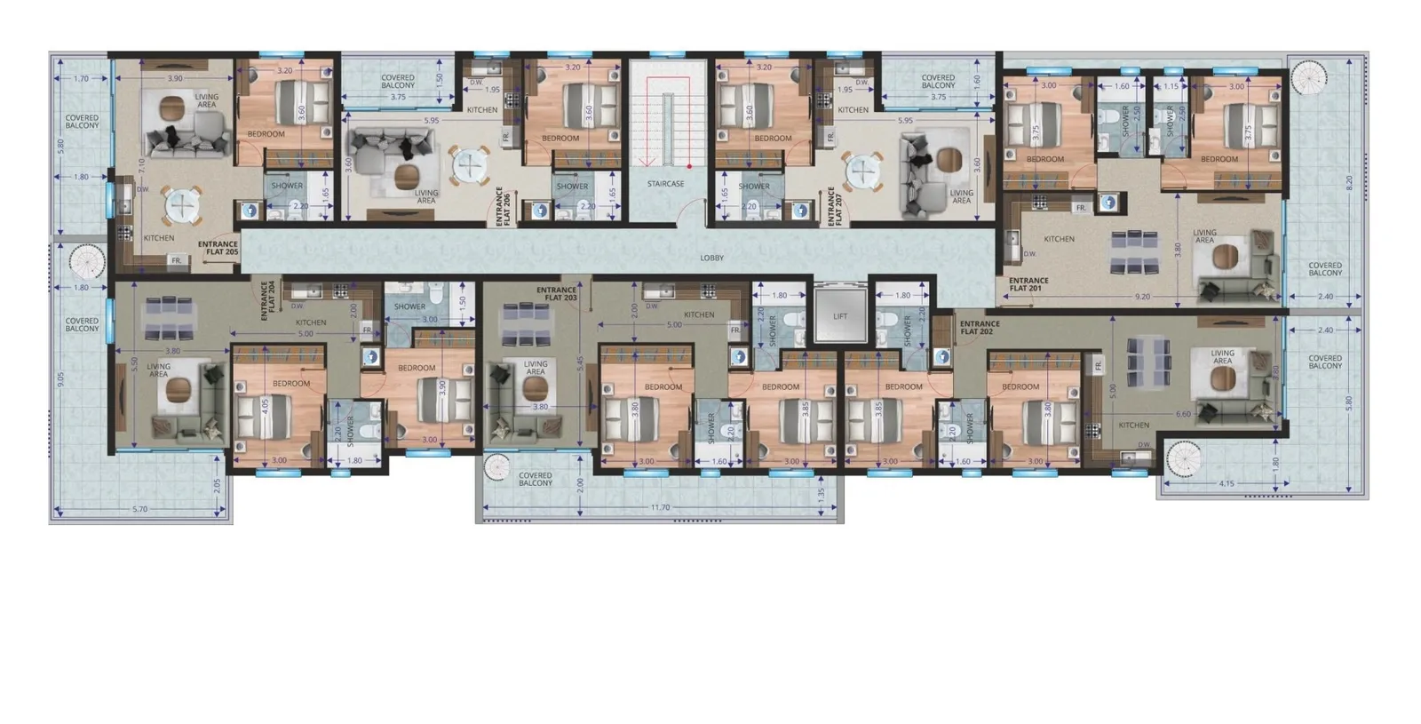 New 1-bedroom flat in Larnaca № 240593 7
