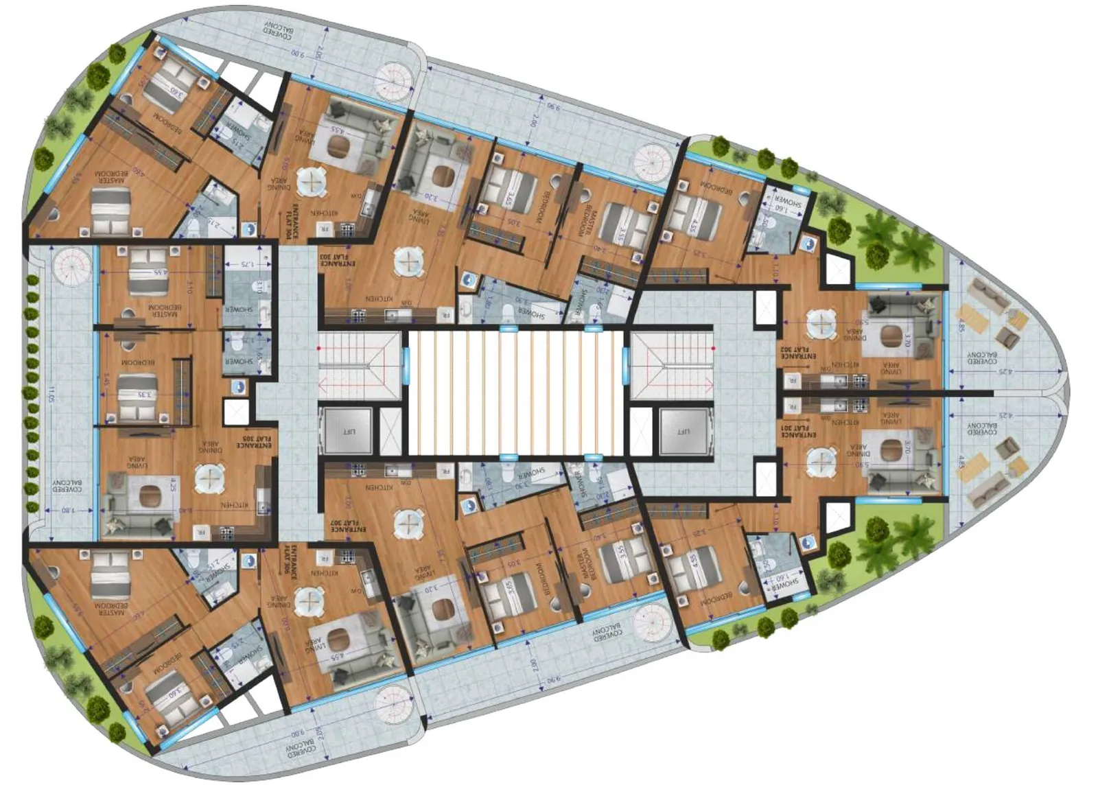 New 2-bedroom penthouse in Larnaca № 240600 16
