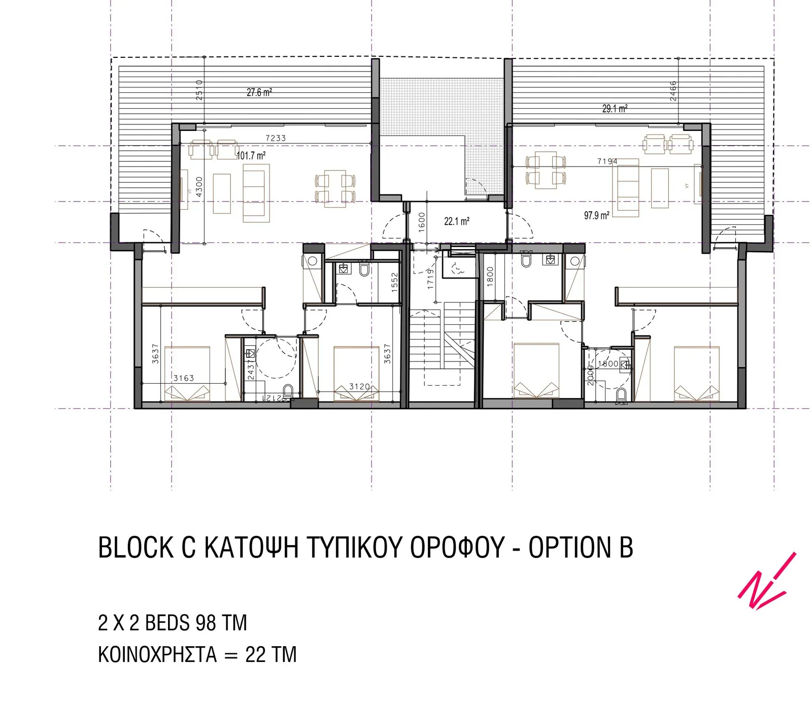 New residential building in Limassol № 240744 6