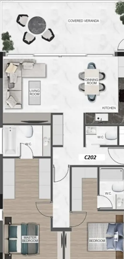 2-bedroom apartment in Limassol № 240807 19