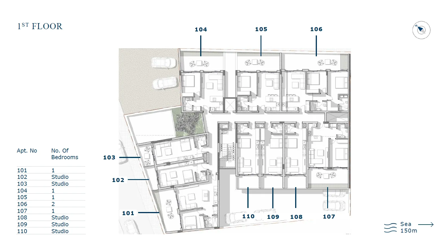 New 1-bedroom flat in Limassol № 240966 3