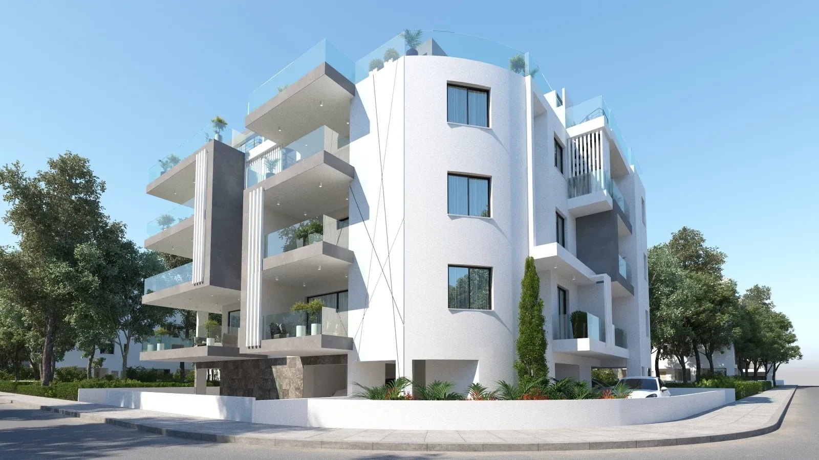Sunspot Residences — новостройка в Ларнаке, Anthimou Gazi street 1