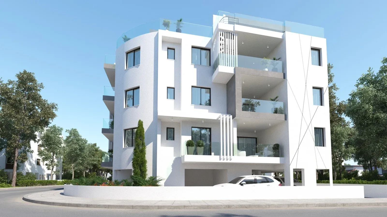 Sunspot Residences — новостройка в Ларнаке, Anthimou Gazi street 2