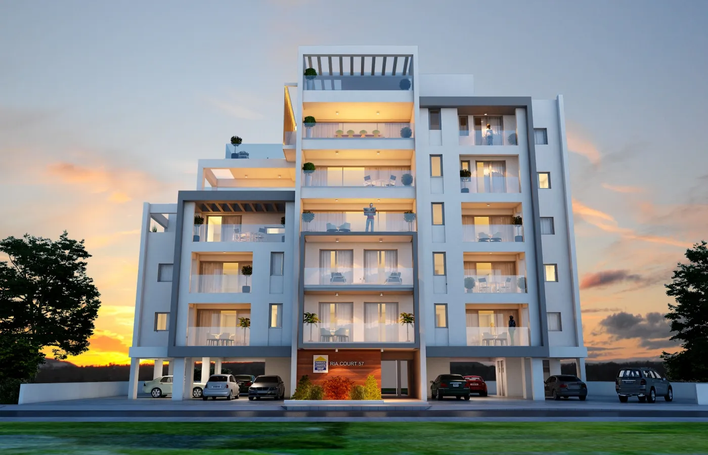 Ria Court 57 — новостройка в Ларнаке, Faneromeni 2