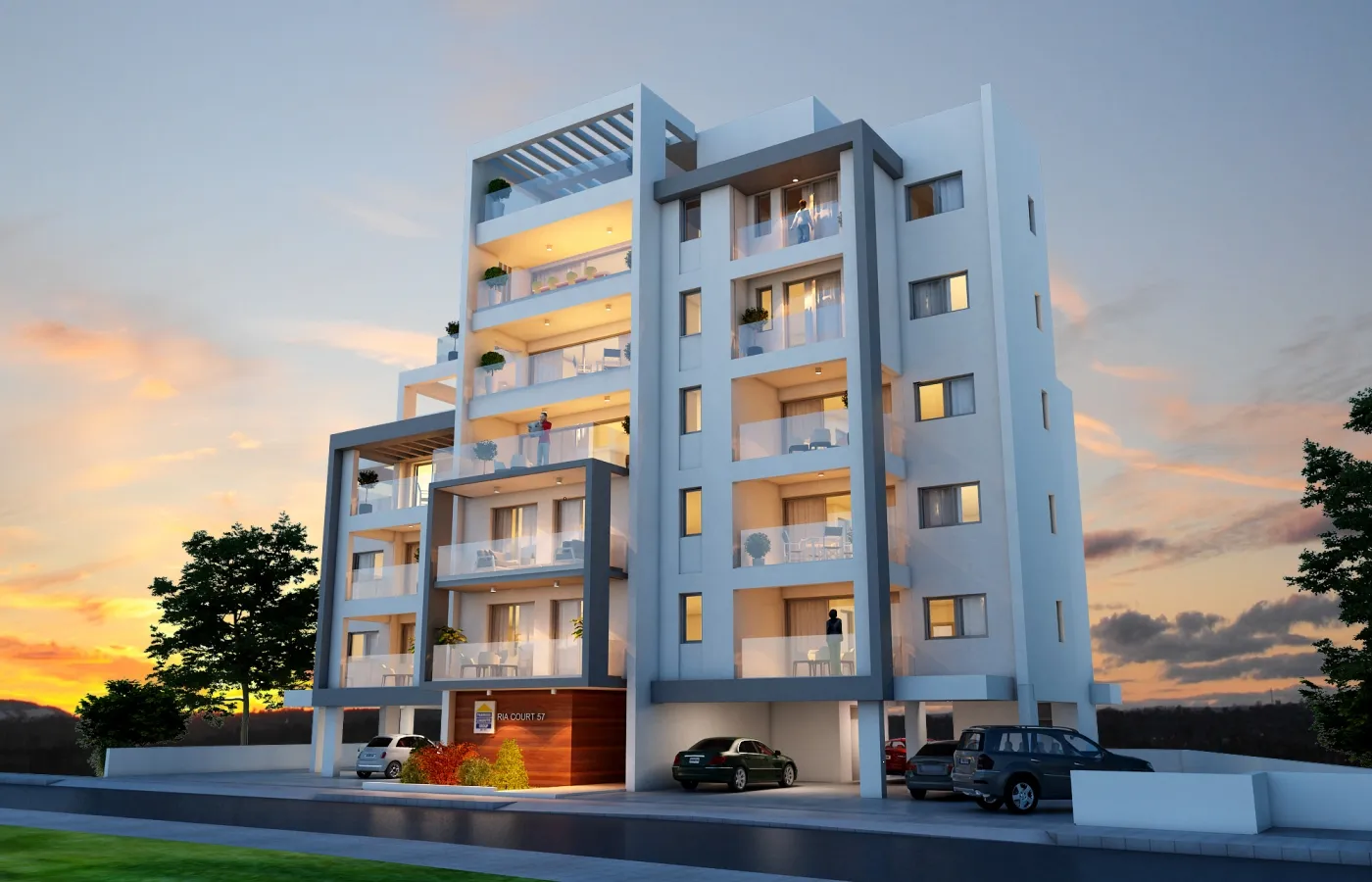 Ria Court 57 — новостройка в Ларнаке, Faneromeni 3