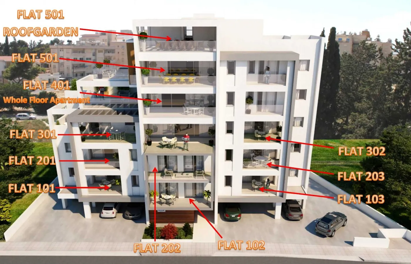 Ria Court 57 — новостройка в Ларнаке, Faneromeni 7
