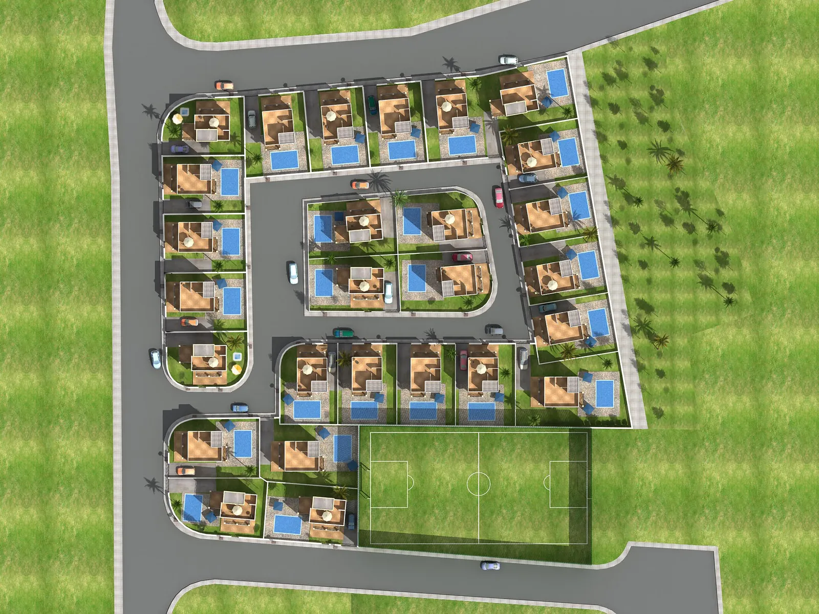 Anthoulla Villas — новостройка в Фамагусте, Ayia Napa 1