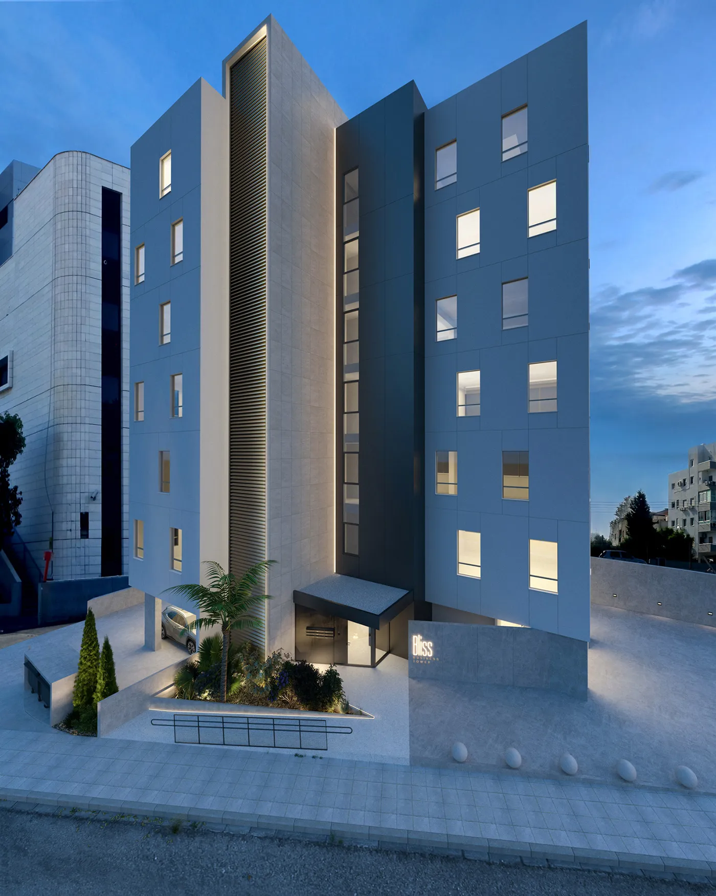Bliss Business Tower — new development in Acropolis, Nicosia 1