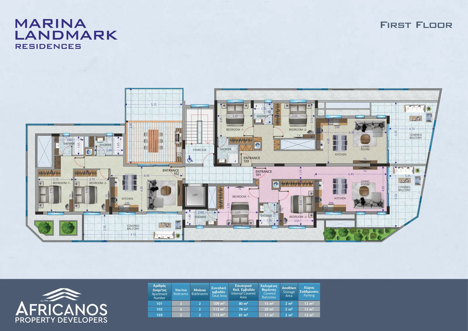 Marina Landmark Residences — new development in Larnaca 4