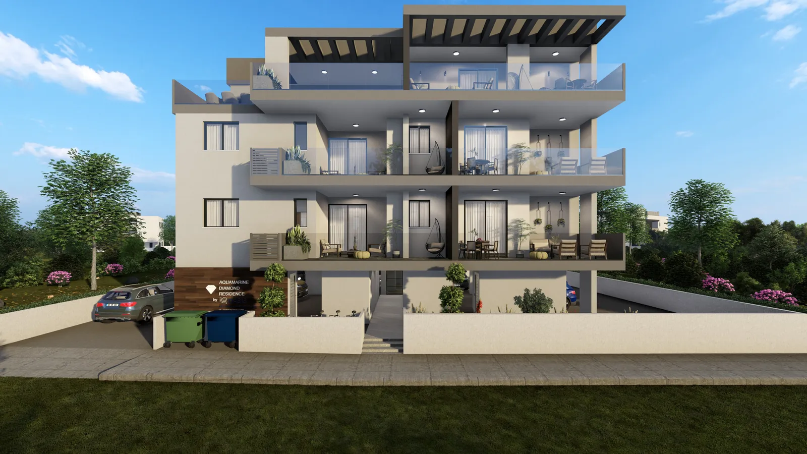Aquamarine Diamond Residence — new development in Latsia, Nicosia 1